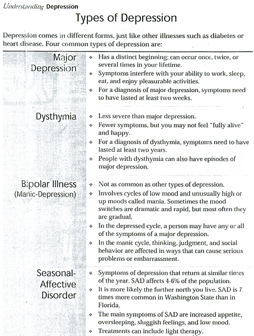 What are the symptoms of being manic depressive?